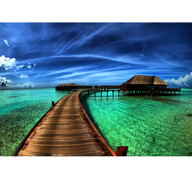 fototapety na stenu priroda tropická oceánska scéna - Tenstickers