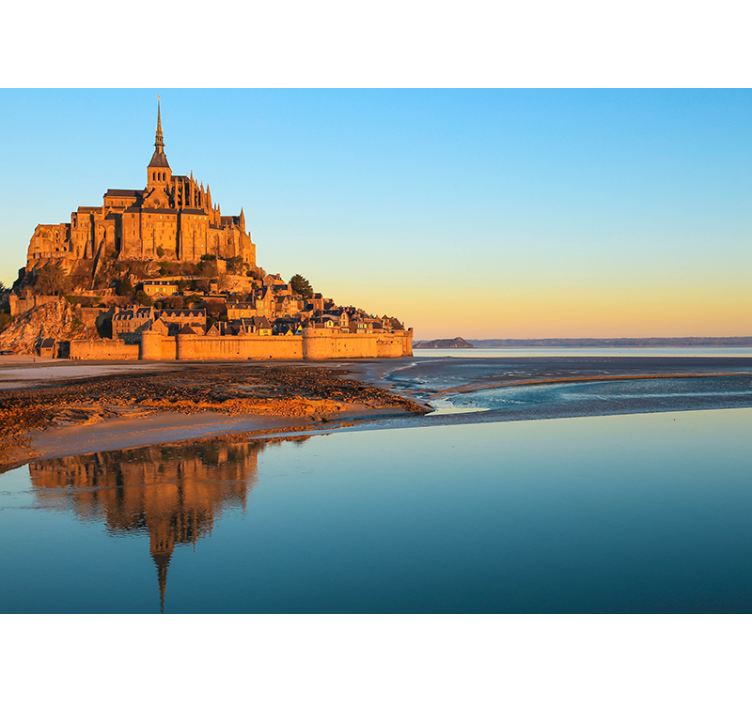 fototapeta rôzne mestá a krajina mont saint michel - Tenstickers