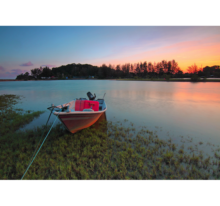 krajinka fototapety pokojná vodná krajina - Tenstickers