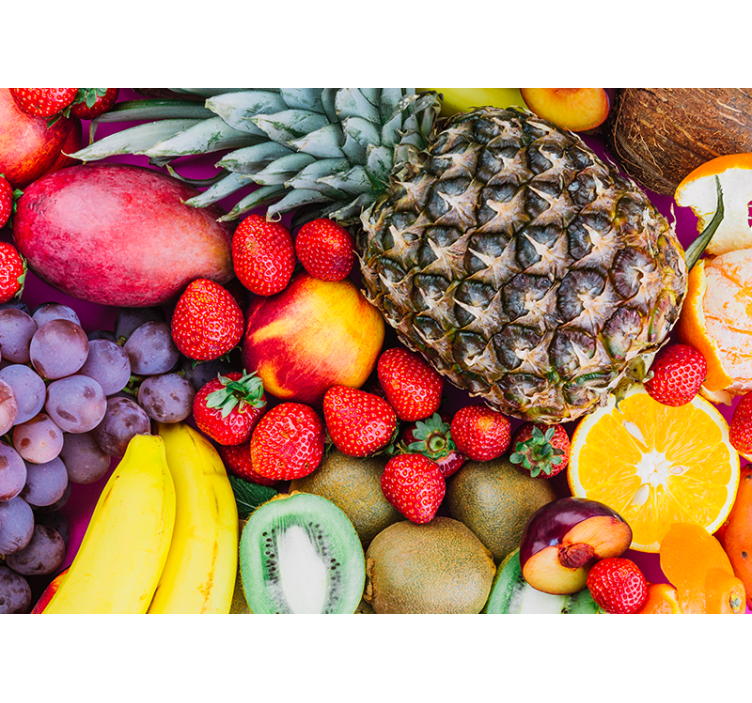 Fototapeta kvety živé ovocné zloženie - Tenstickers