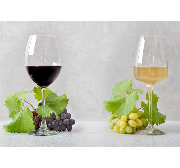 Hudobne fototapety hrozno a víno - Tenstickers