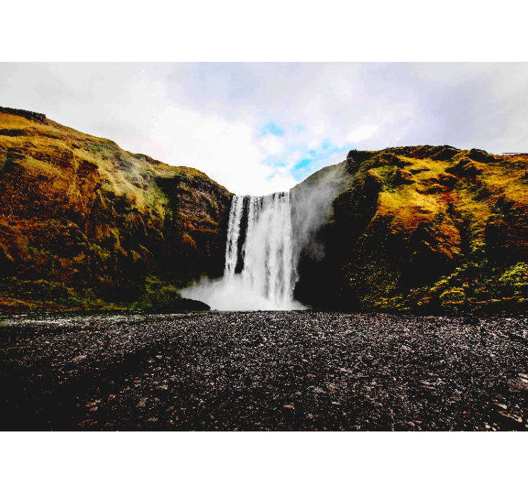 fototapeta vodopad majestátna vodopádová scenéria - Tenstickers