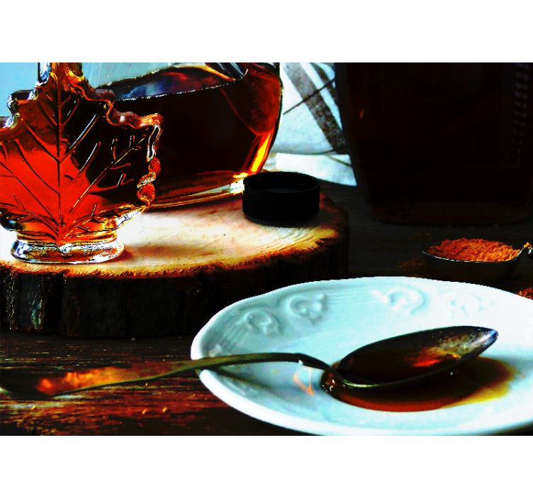 mestské umenie fototapety javorový sirup - Tenstickers