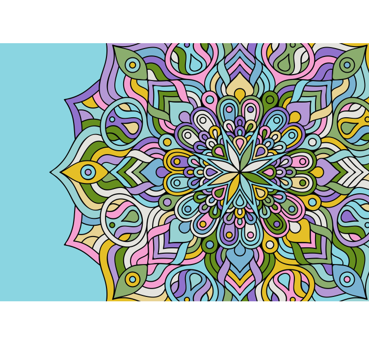 Fototapety mandala zložené geometrické vzory - Tenstickers
