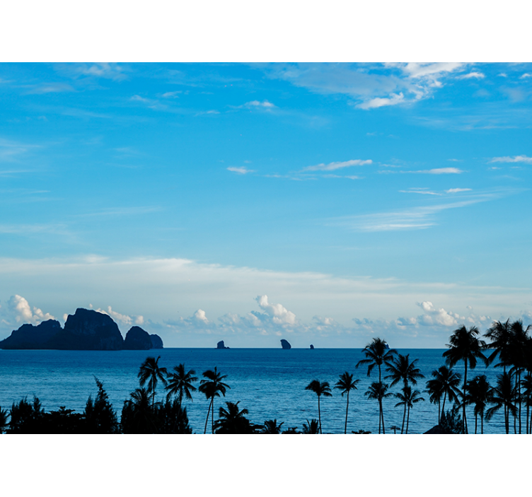 Krajinka fototapety s výhľadom na oceán - Tenstickers