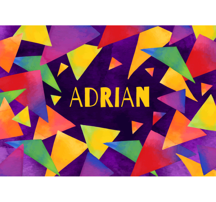 fototapeta do detskej izby vlastné geometrické tvary - Tenstickers