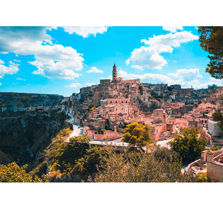 Matera city landscape fototapeta - Tenstickers