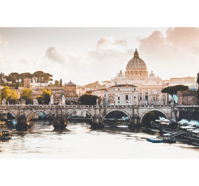 fototapety na stenu mesta historická rímska architektúra - Tenstickers