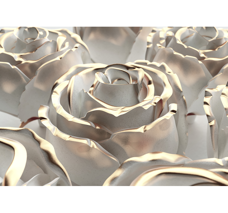 fototapeta ruže elegantná formácia ruží - Tenstickers