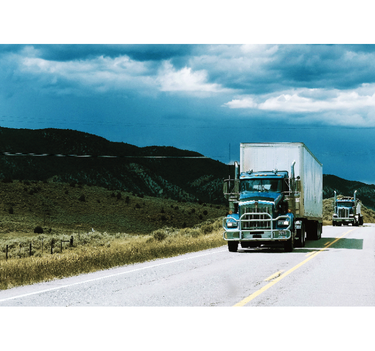 fototapeta moto motory na diaľnici - Tenstickers