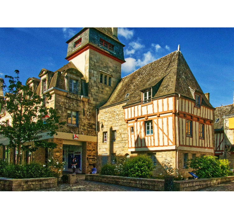 Fototapety na stenu mesta historická francúzska architektúra - Tenstickers