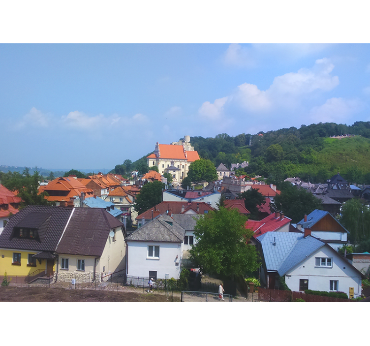 fototapety na stenu mesta očarujúca vidiecka dedinka - Tenstickers