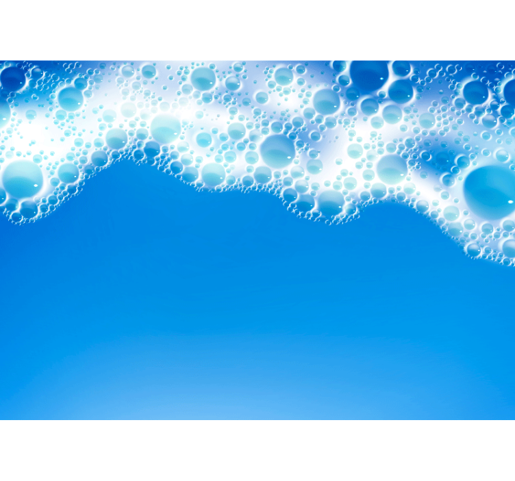 Fototapety na stenu priroda dizajn bublinkovej vlny - Tenstickers