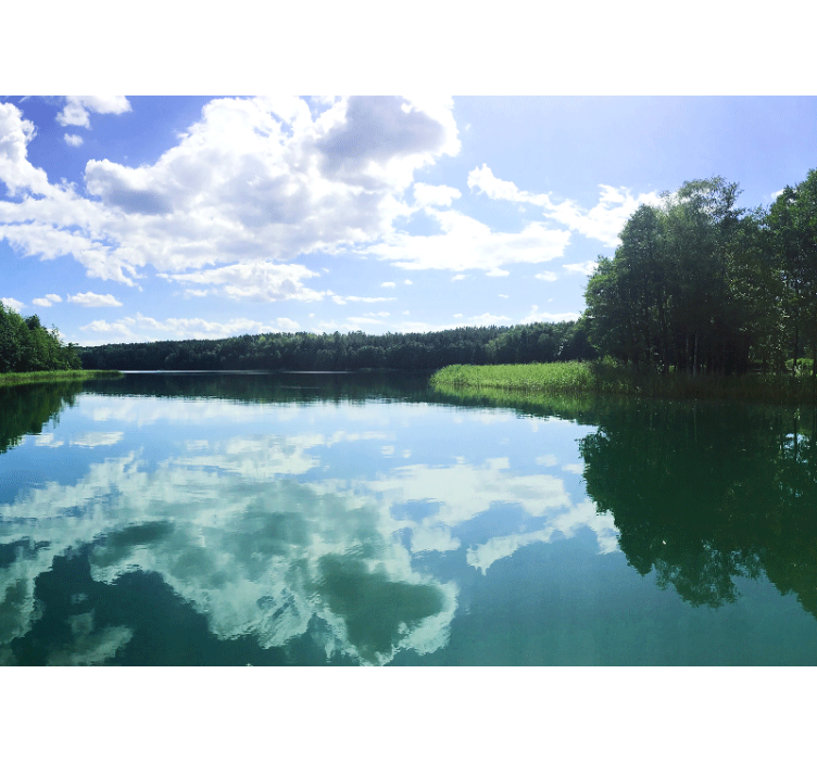 Poľské mazury jazero fototapeta - Tenstickers
