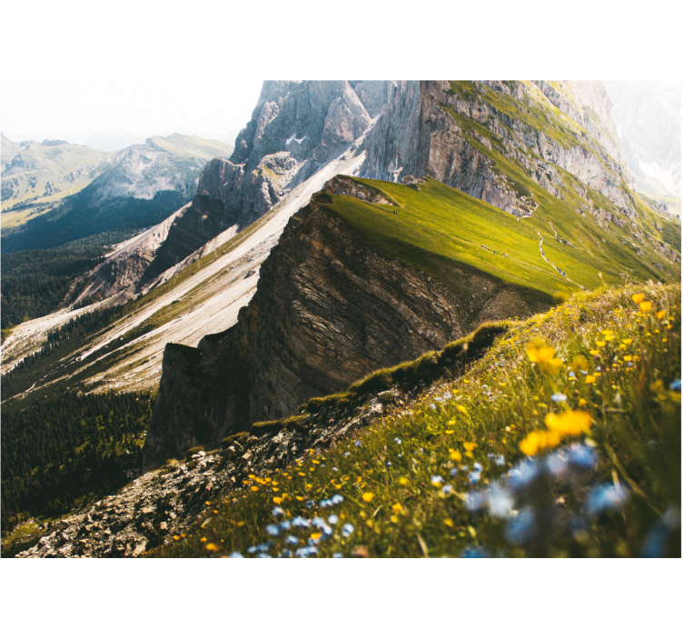 Krajinka fototapety horské terény - Tenstickers