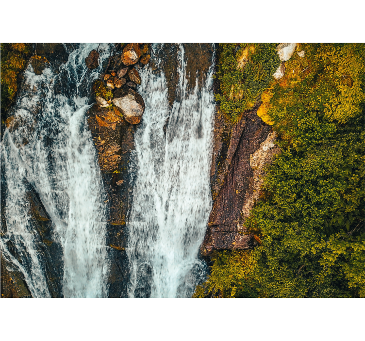 Nórsky horský vodopád príroda fototapeta - Tenstickers