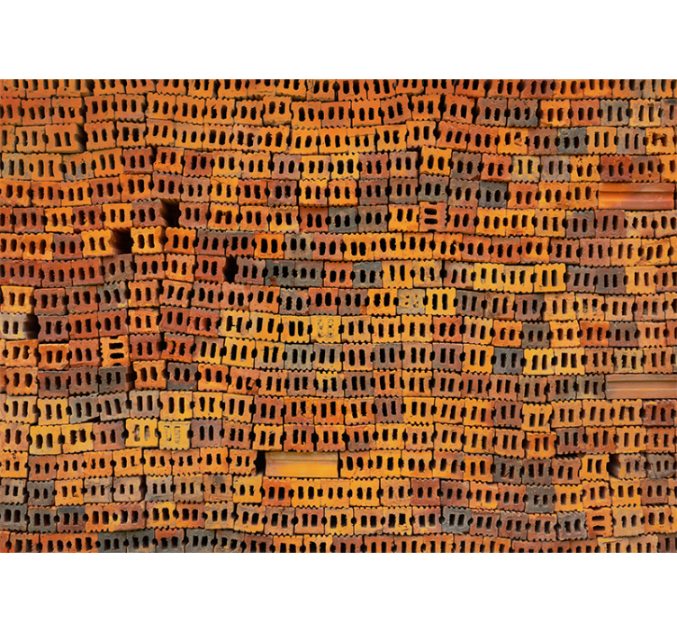 Fototapety tehly s usporiadaním tehál - Tenstickers