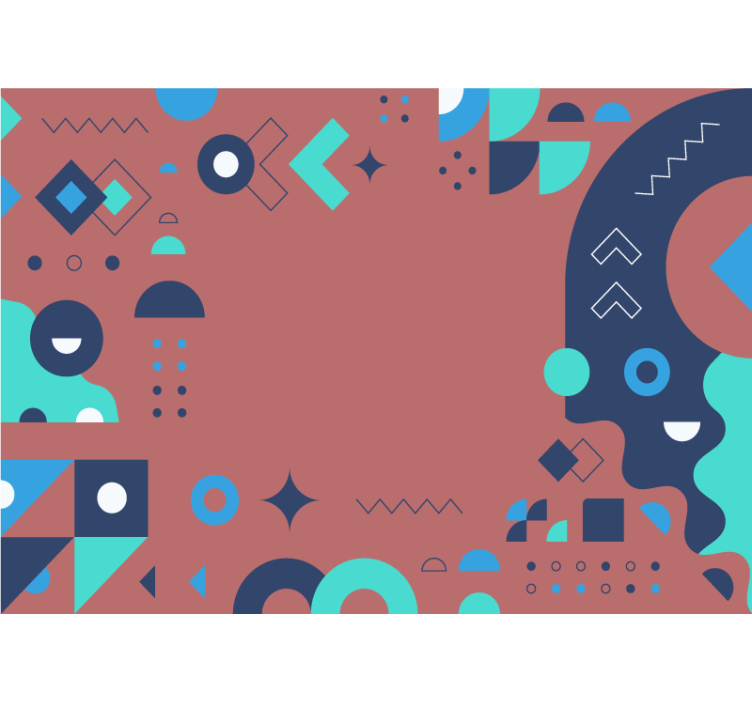 Abstraktné fototapety geometrických vzorov - Tenstickers