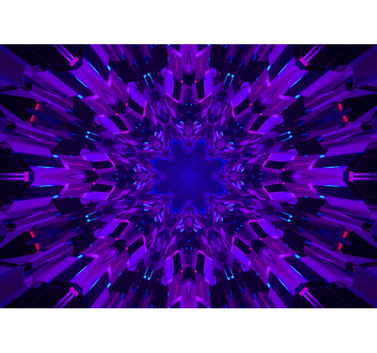 Abstraktné fototapety s geometrickým hviezdnym vzorom - Tenstickers