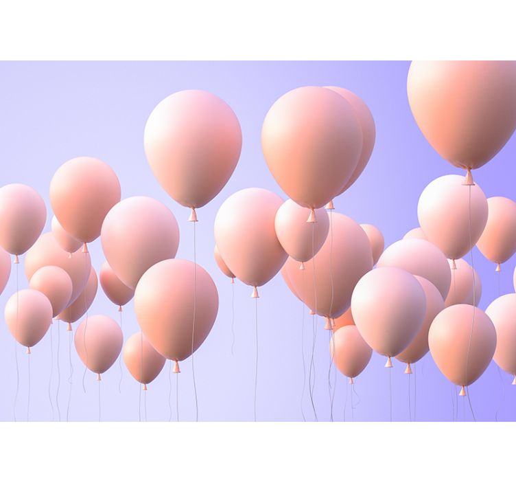 Fototapeta láska radostné balónové okamihy - Tenstickers