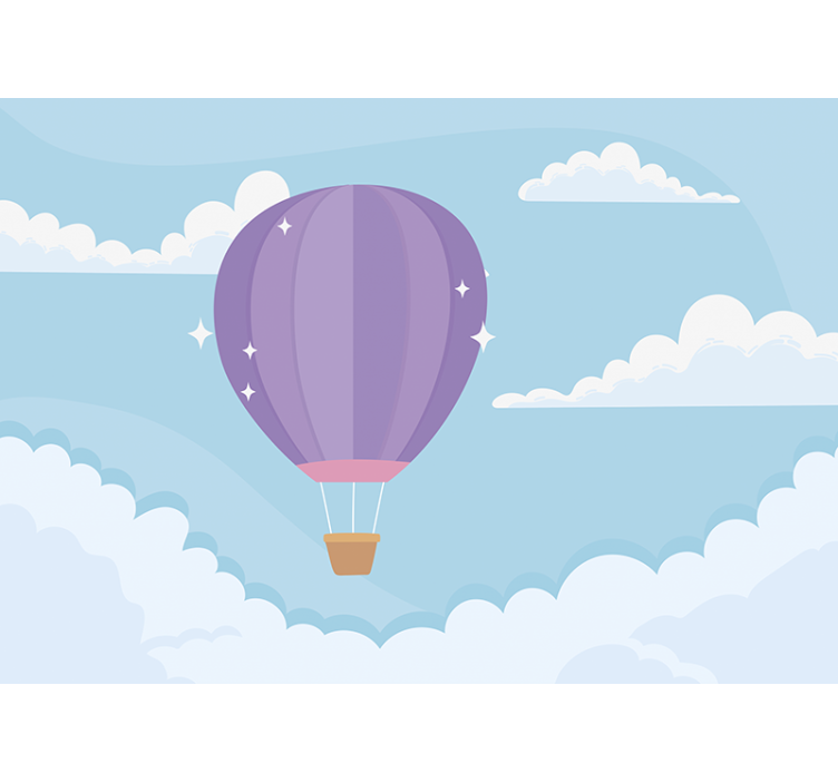 Fototapeta do detskej izby hravé balóniky - Tenstickers