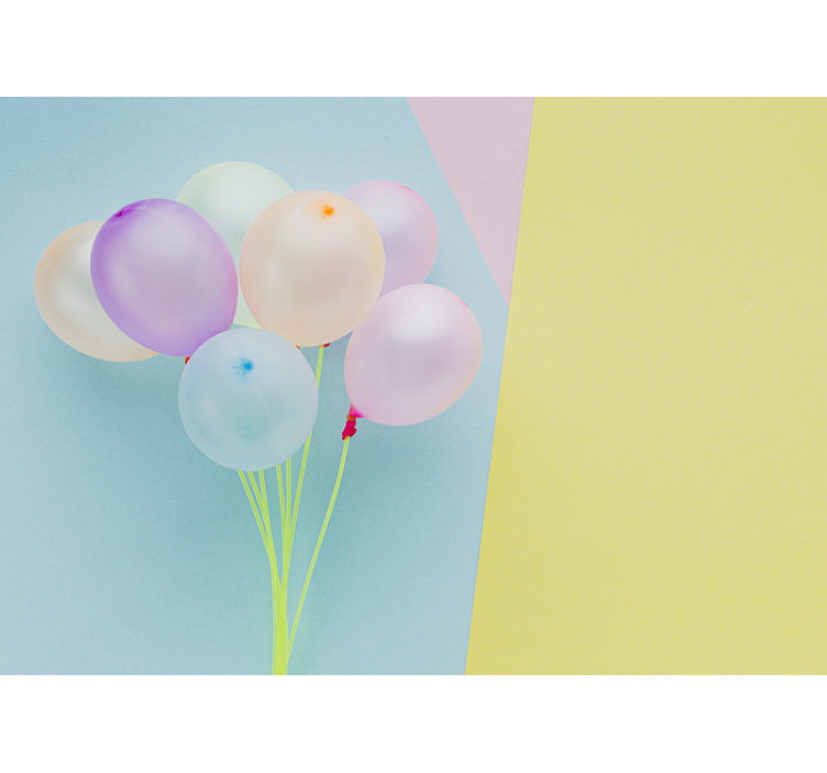 Fototapeta do detskej izby farebné balóniky - Tenstickers