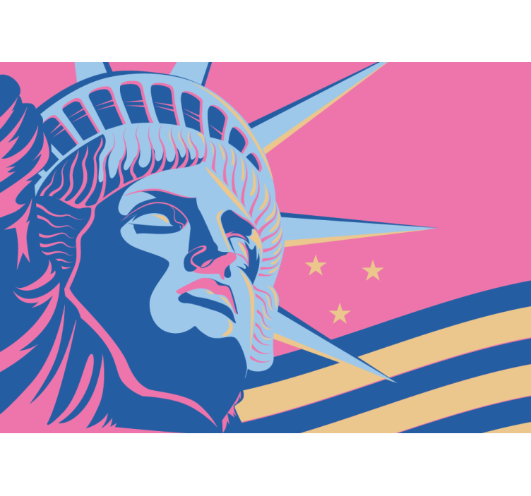 Fototapety na stenu mesta pomník slobody - Tenstickers