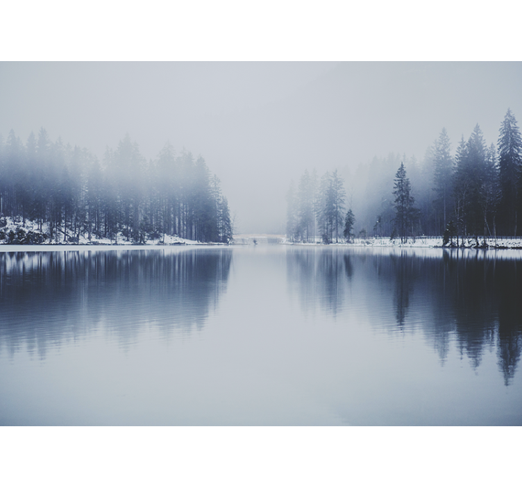 Fototapety na stenu priroda pokojná krajina pri jazere - Tenstickers