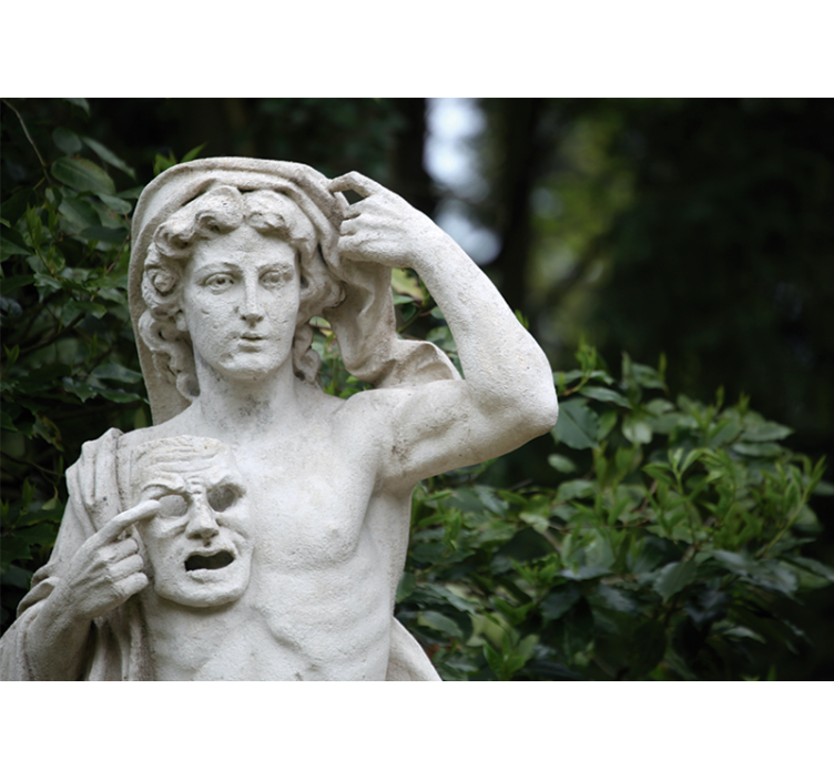 Grécke sochy estetické umenie nástenná fototapeta - Tenstickers