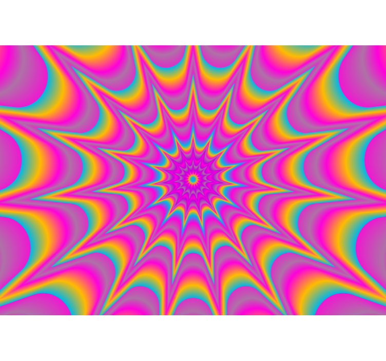 Abstraktné fototapety hypnotický žiariaci vzor - Tenstickers