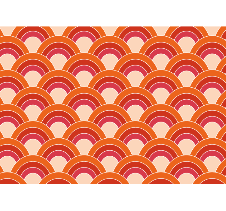 Fototapeta textura vrstvený kruhový vzor - Tenstickers