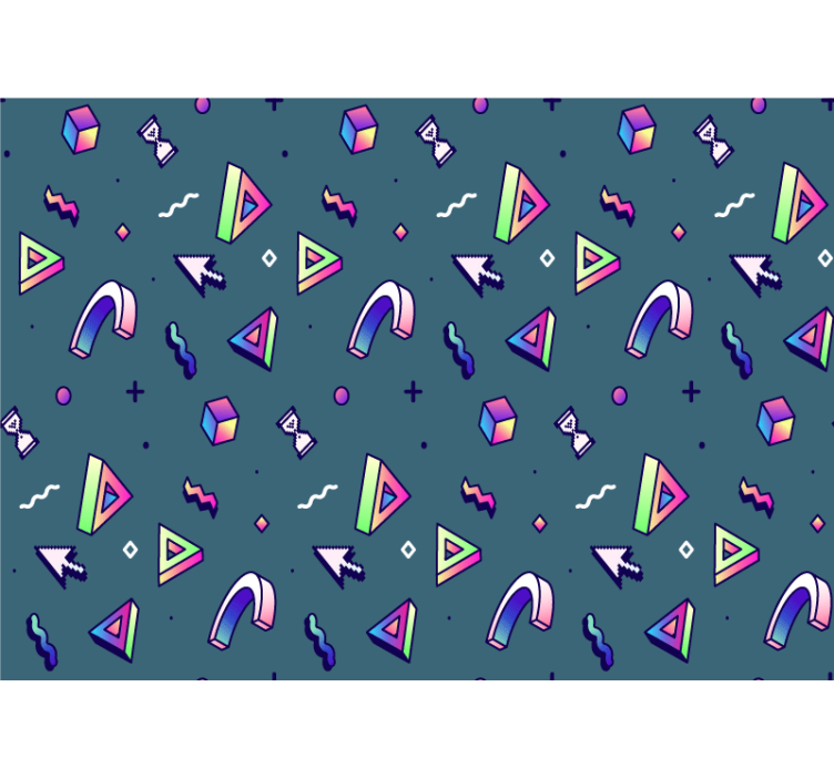 Fototapeta láska geometrické tvary objavovanie - Tenstickers