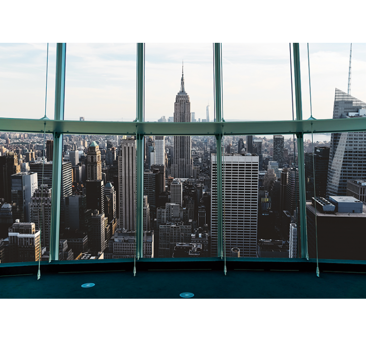 Fototapeta new york panoráma empire state - Tenstickers