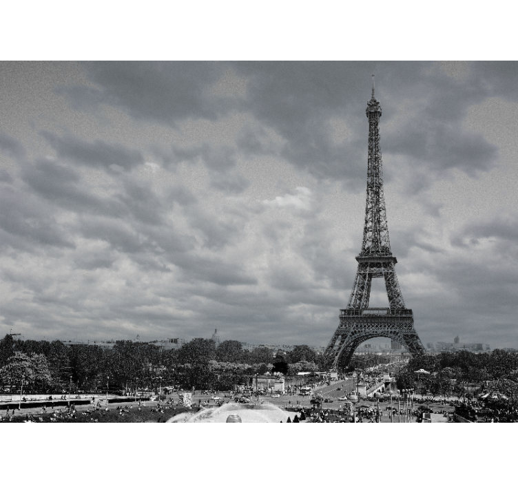 Fototapeta paríž pohľady na eiffelovu vežu - Tenstickers