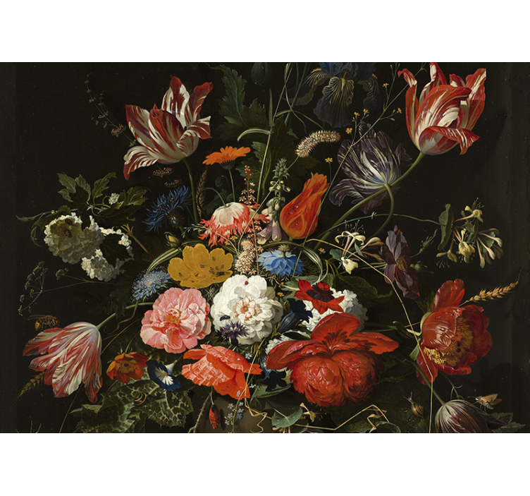 fototapeta kvety žiarivá kvetinová kytica - Tenstickers