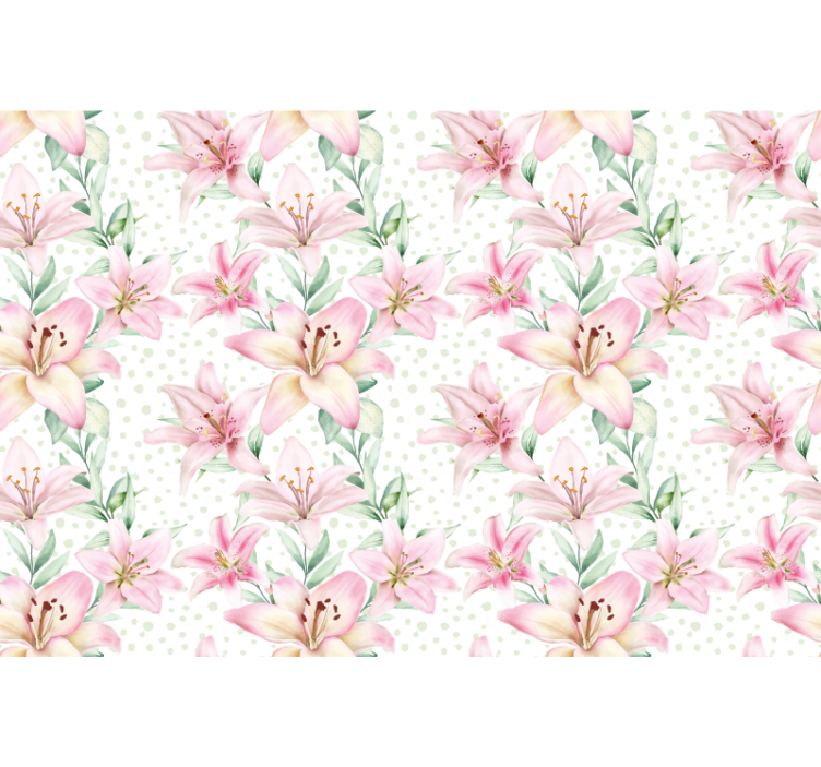 Fototapeta mak jemná kvetinová ľalia - Tenstickers