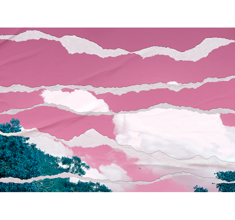 Abstraktné fototapety roztrhnuté oblačné vrstvy - Tenstickers