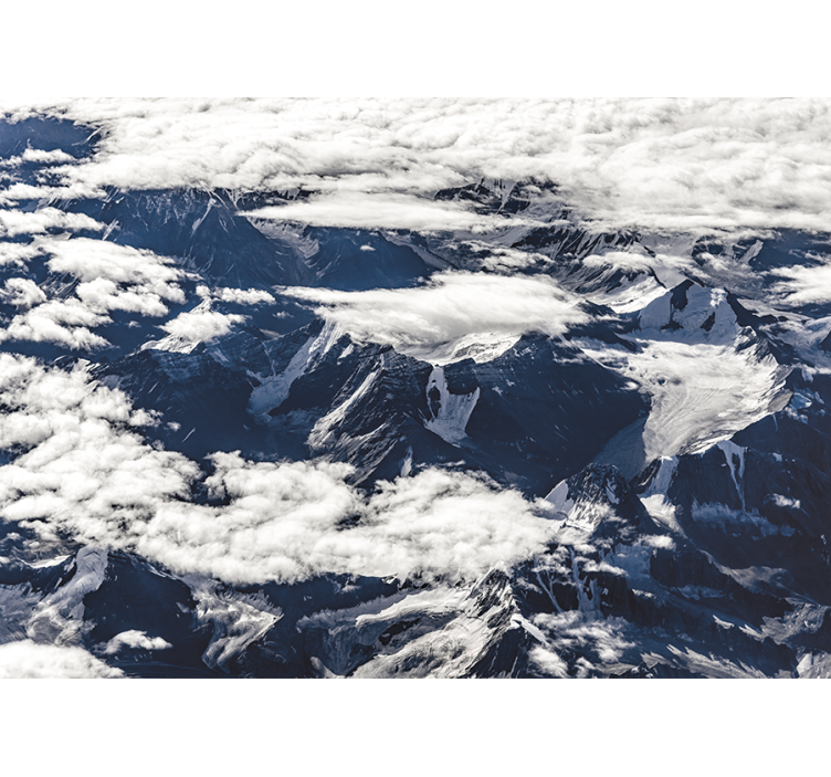 Fototapety hory majestátne pohorie v panoráme - Tenstickers