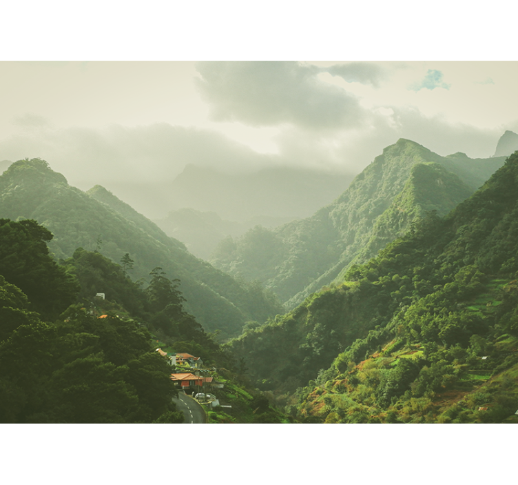 Krajinka fototapety horské údolie - Tenstickers