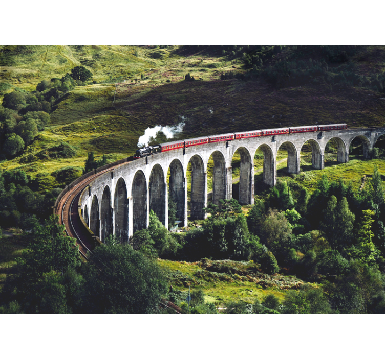 Fototapety na stenu mesta ikonický železničný most - Tenstickers