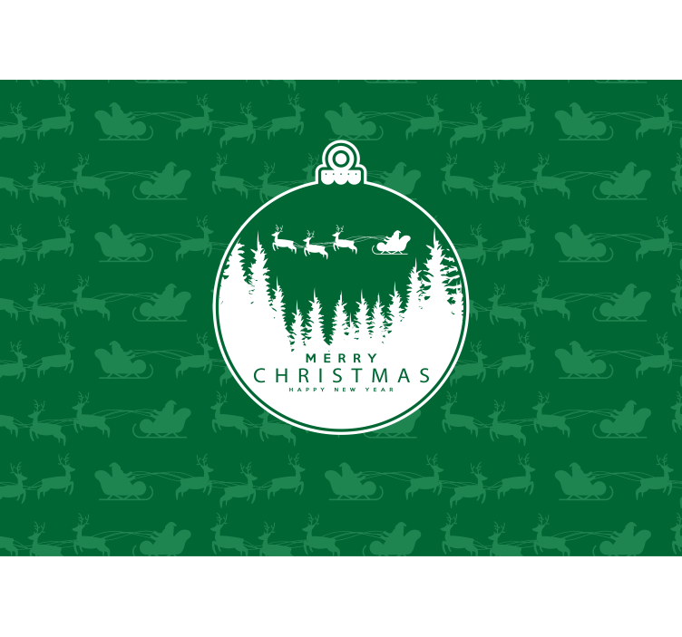 Veselé vianočné kulisy vianočné fototapeta - Tenstickers