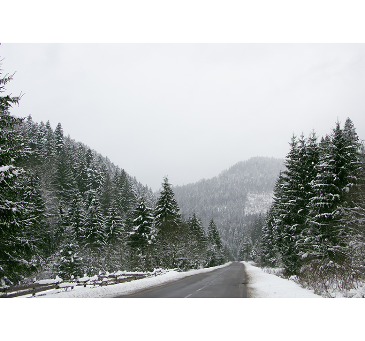 Fototapety hory Ľadové horské scenérie - Tenstickers