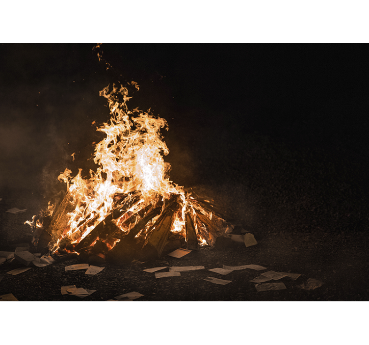 Abstraktné fototapety plameňového ohniska - Tenstickers