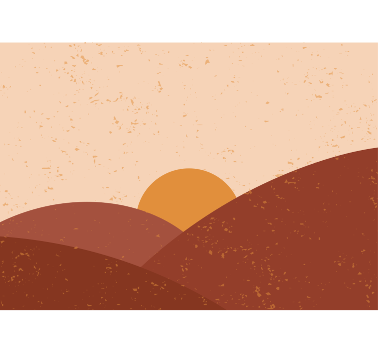 Krajinka fototapety súmrak nad vrcholmi - Tenstickers