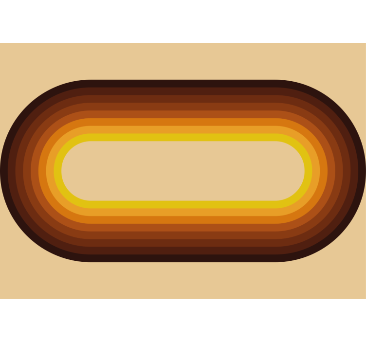 Fototapeta textura retro kruhový vzor - Tenstickers