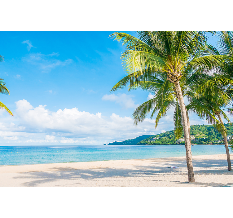 Fototapety na stenu priroda tropický pobrežný raj - Tenstickers