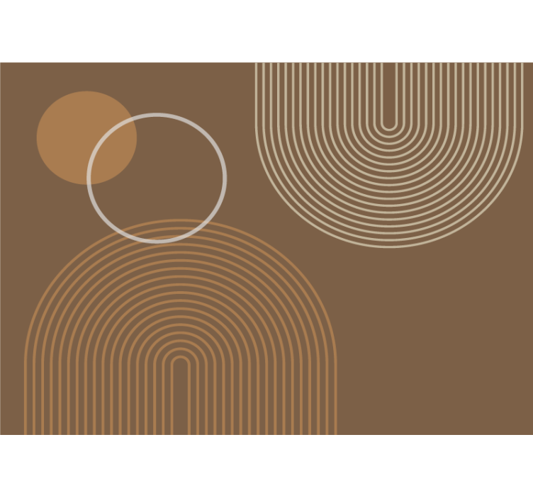 Abstraktné fototapety geometrické kruhové vzory - Tenstickers