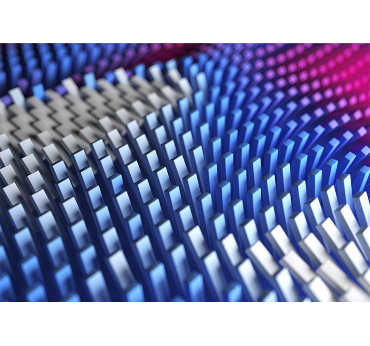 Abstraktné fototapety textúrované geometrické vlny - Tenstickers