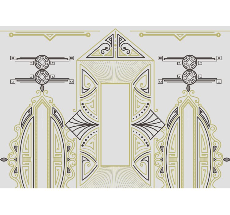 Umelecké fototapety geometrická elegancia - Tenstickers