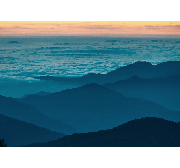 Hory príroda krajina hora nástenná fototapeta - Tenstickers